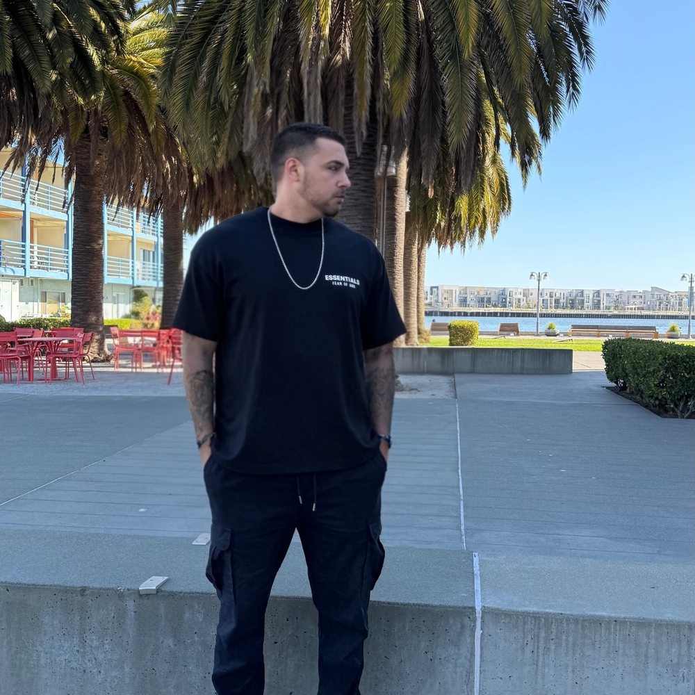 Fear of God Black Short Sleeve Tee
